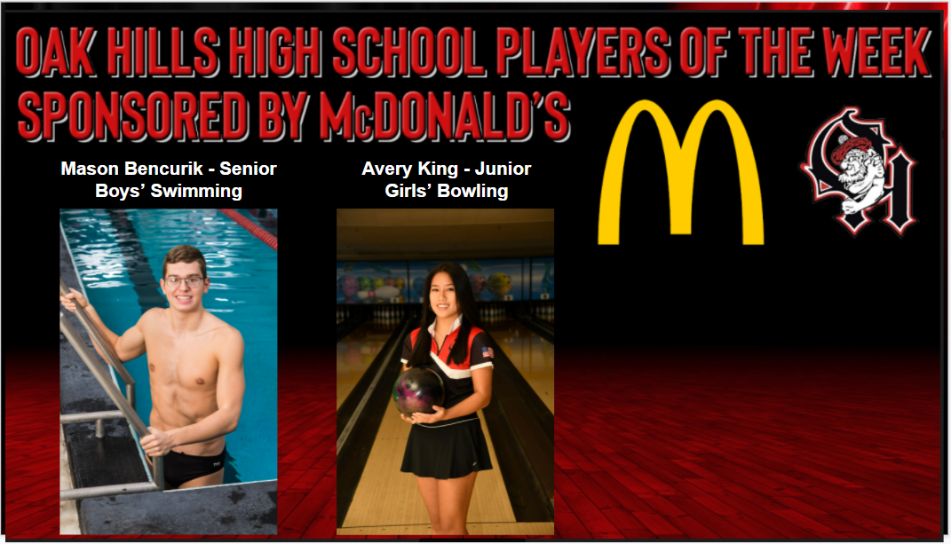 McDonald's OHHS Players of the Week